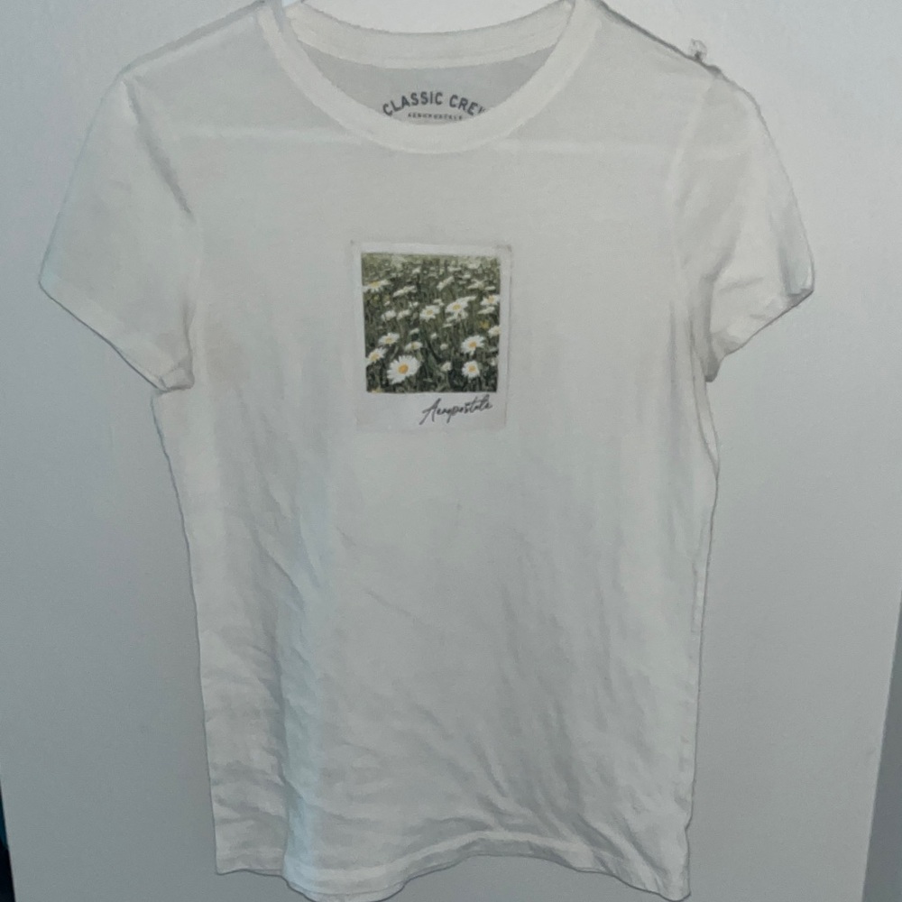 Aeropostale Classic Crew Gray T-Shirt